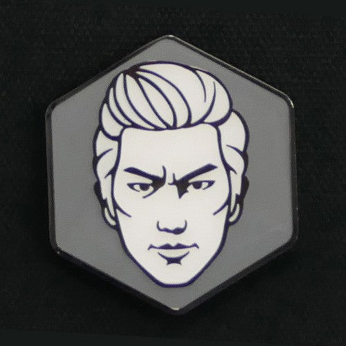 Yakuza character face pin - Joongi Han
