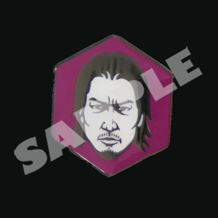 Yakuza character face pin - Shun Akiyama