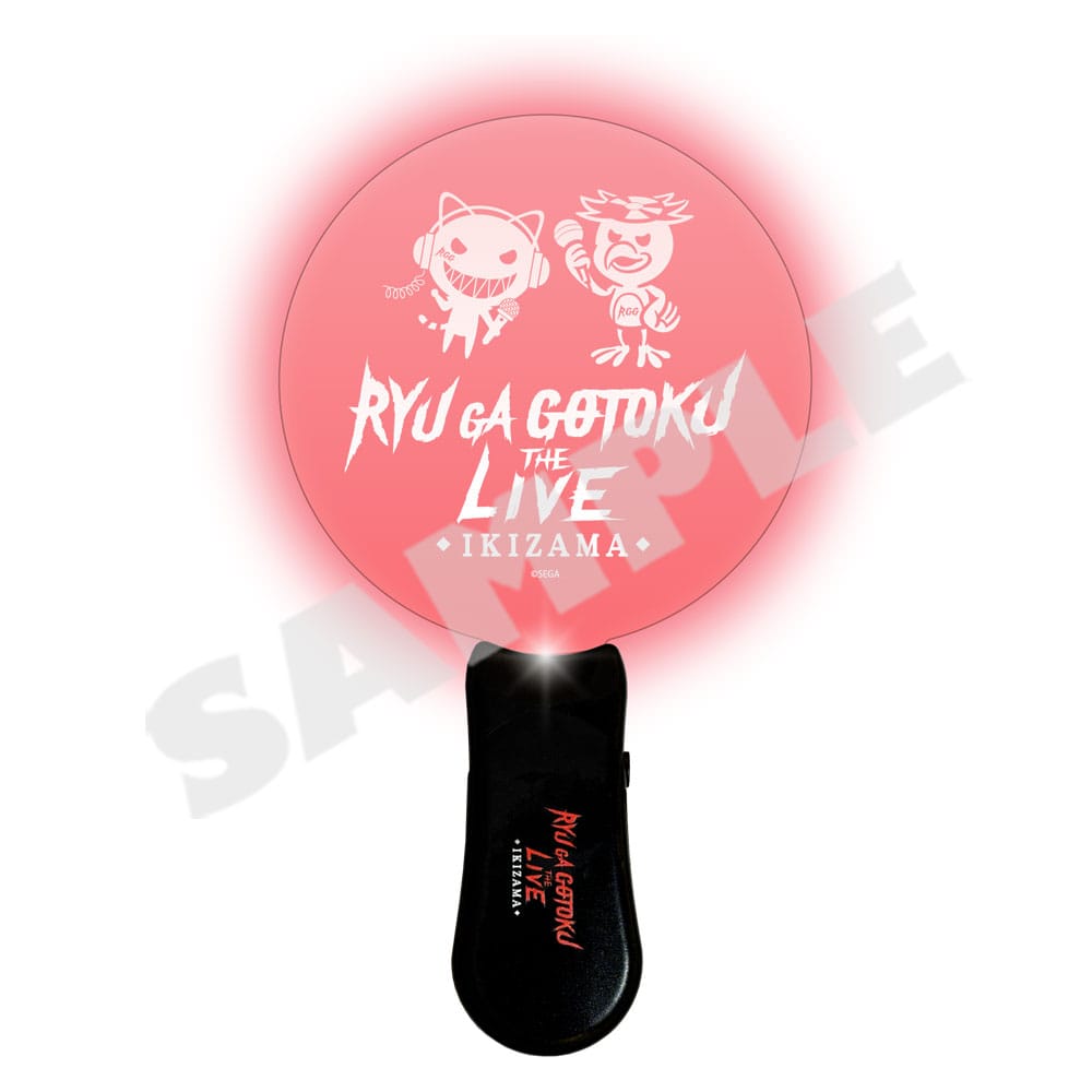 THE LIVE IKIZAMA concert penlight illuminated in red
