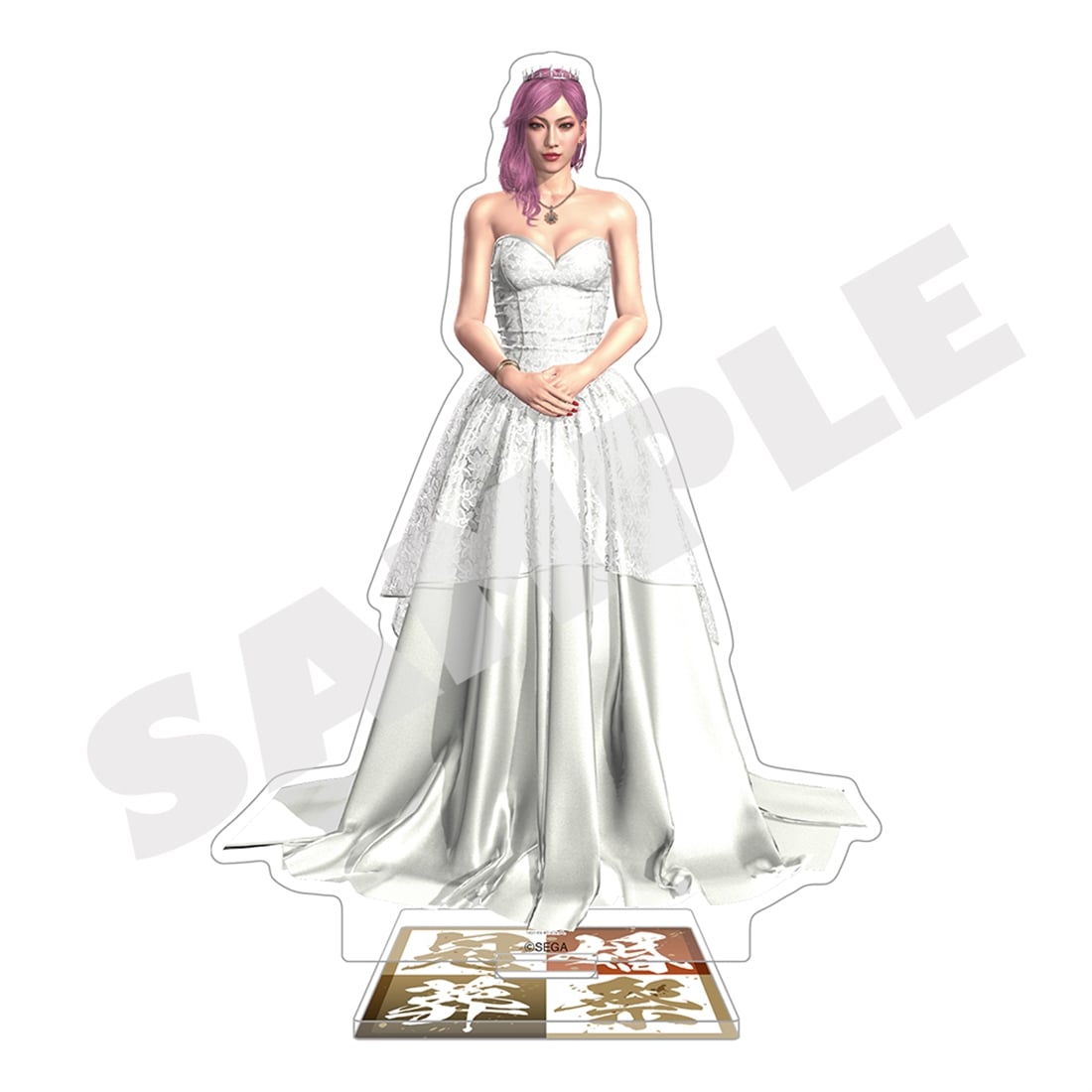 Yakuza: Like a Dragon - Kankonsosai Exhibition Acrylic Stands — Seonhee — Wedding Ver.