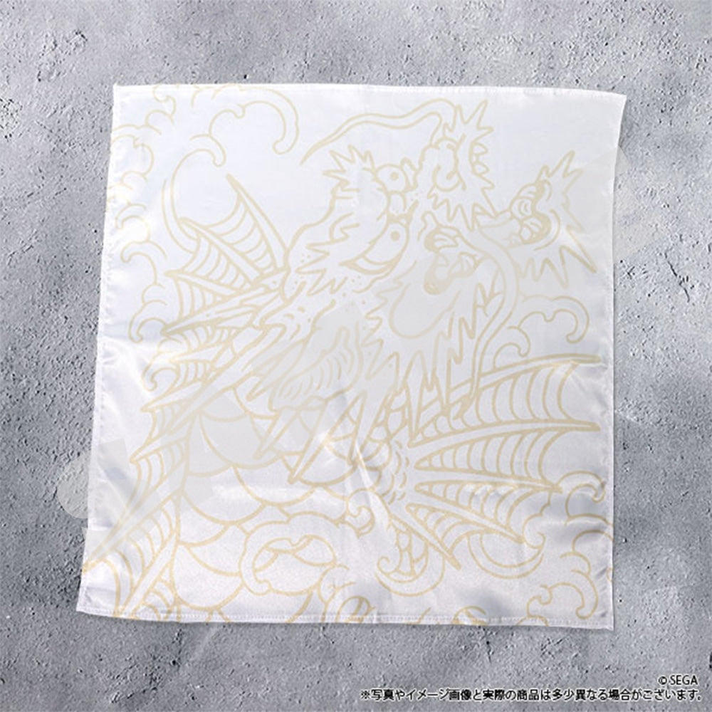 Yakuza Mangart Beams handkerchief - white dragon design