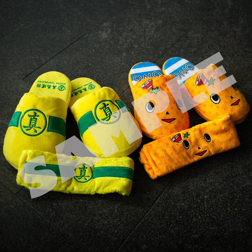 Yakuza headbands and slippers collection overview; only the Ono Michio headband is included