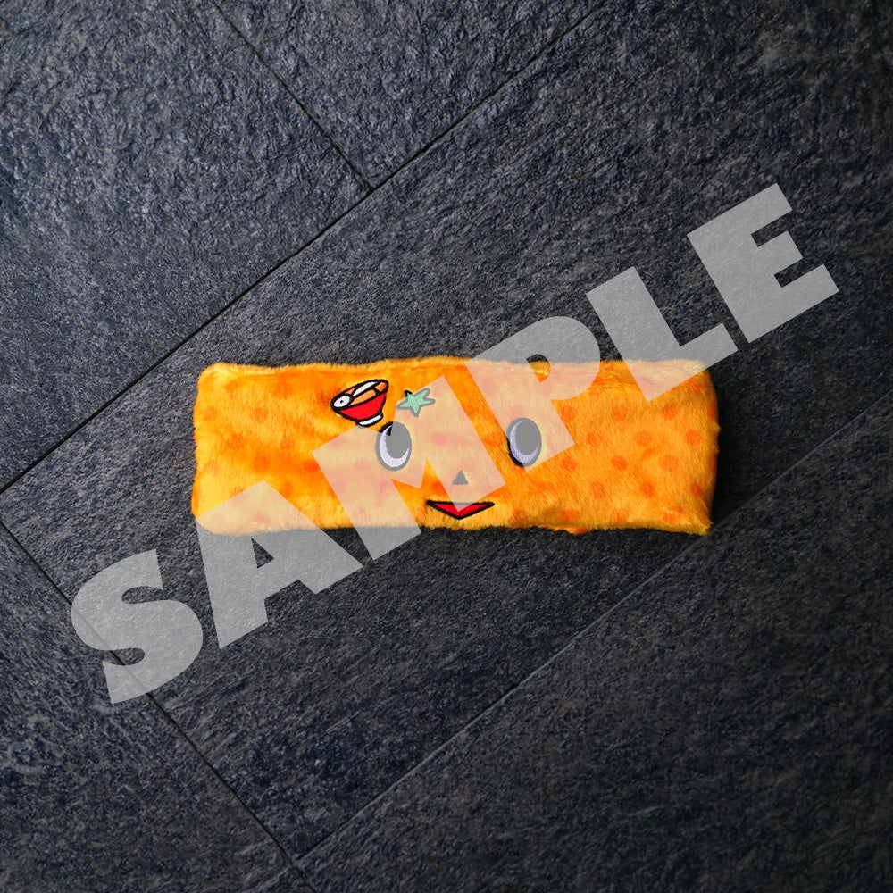 Orange Ono Michio soft polyester headband