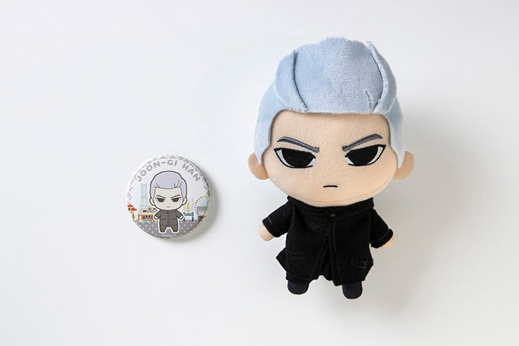 Joongi Han — Yakuza: Like a Dragon — plush and tin badge