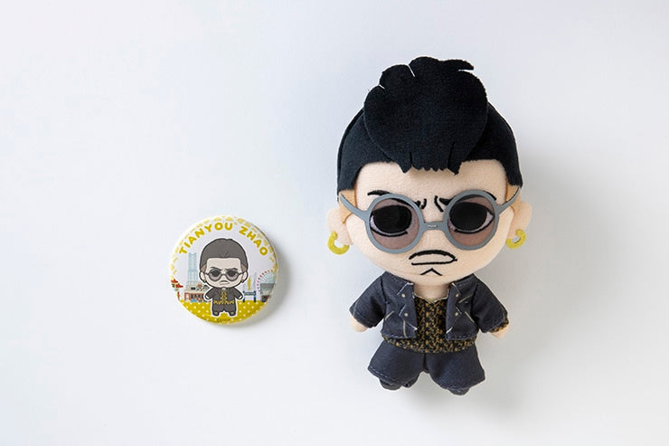 Tianyou Zhao — Yakuza: Like a Dragon — plush and tin badge