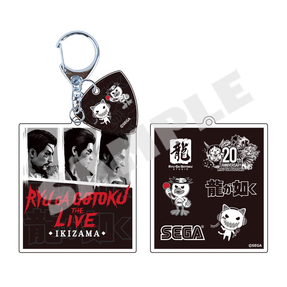 Yakuza: Like a Dragon - The Live IKIZAMA Double Acrylic Keychain — official product image