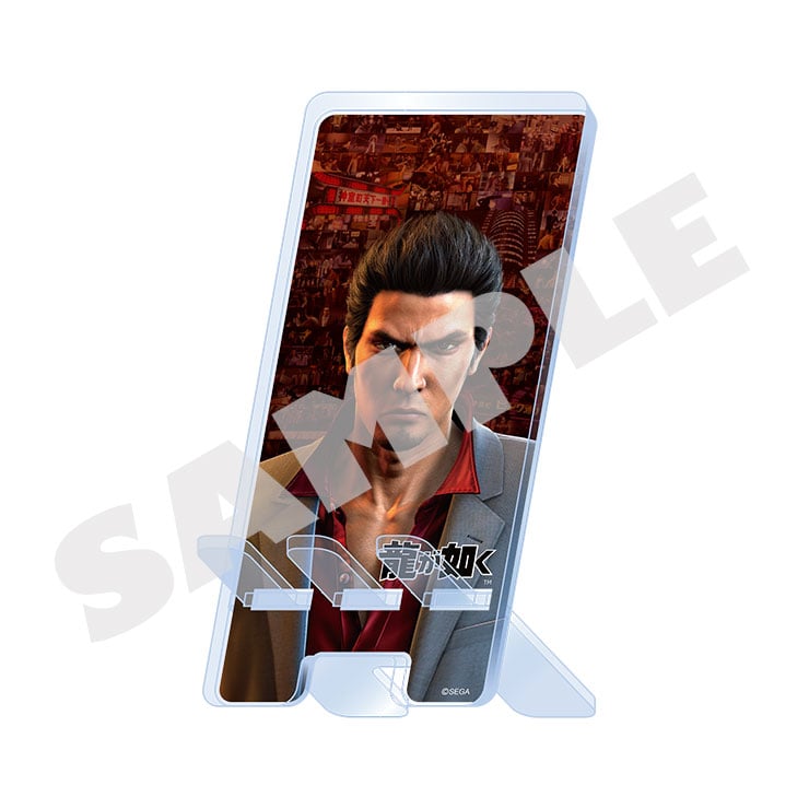 Yakuza visual acrylic phone stand - Kiryu Kazuma