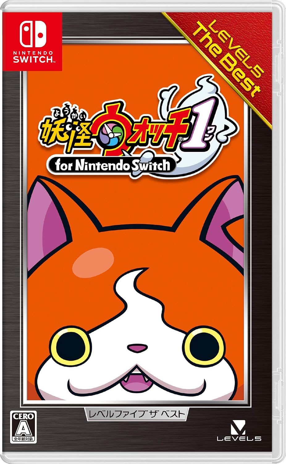 Yo-kai Watch 1 — Level-5 The Best - Nintendo Switch Japanese Version - packaging