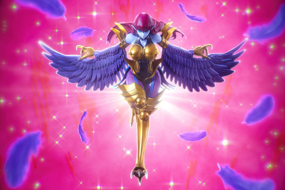 Harpie Lady from Yu-Gi-Oh! Duel Monsters Oshi Works figure, official gallery view 1. Other characters shown are sold separately.