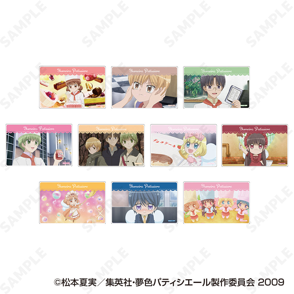 Yumeiro Patissiere acrylic card collection complete set of 10