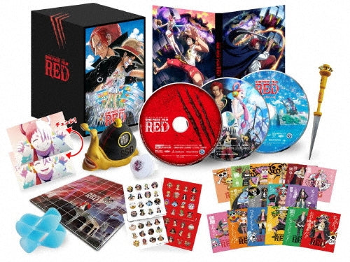 One Piece Film Red - Deluxe Limited Edition (Blu-ray + DVD) - 4K Ultra HD Blu-ray - Japanese edition cover