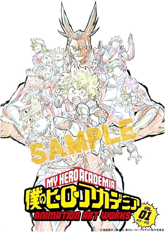 MY HERO ACADEMIA ANIMATION ART WORKS VOL.1 #01~#13 - TV 1ST SEASON - GENGA.ILLUSTRATION