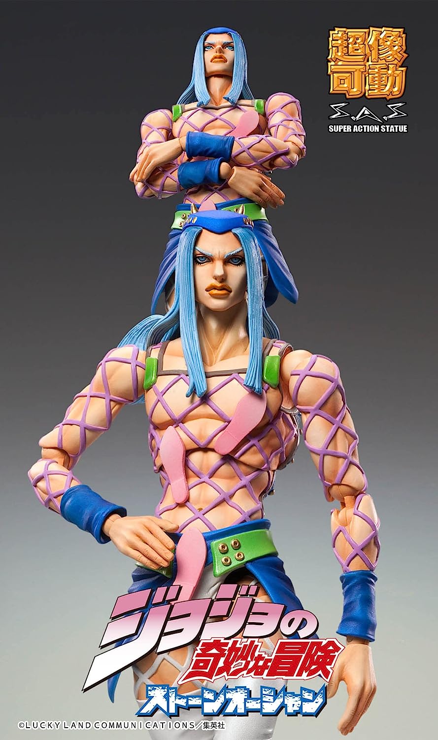 SUPER ACTION FIGURE JOJO'S BIZARRE ADVENTURE PART 6 STONE OCEAN - NARCISO ANDRE