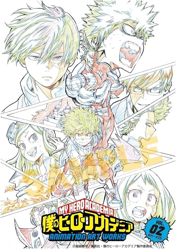 MY HERO ACADEMIA ANIMATION ART WORKS VOL.2 #14~#25 - TV 2ND SEASON SETTING KEY PICTURE BOOK GENGA ILLUSTRATION COLLECTION