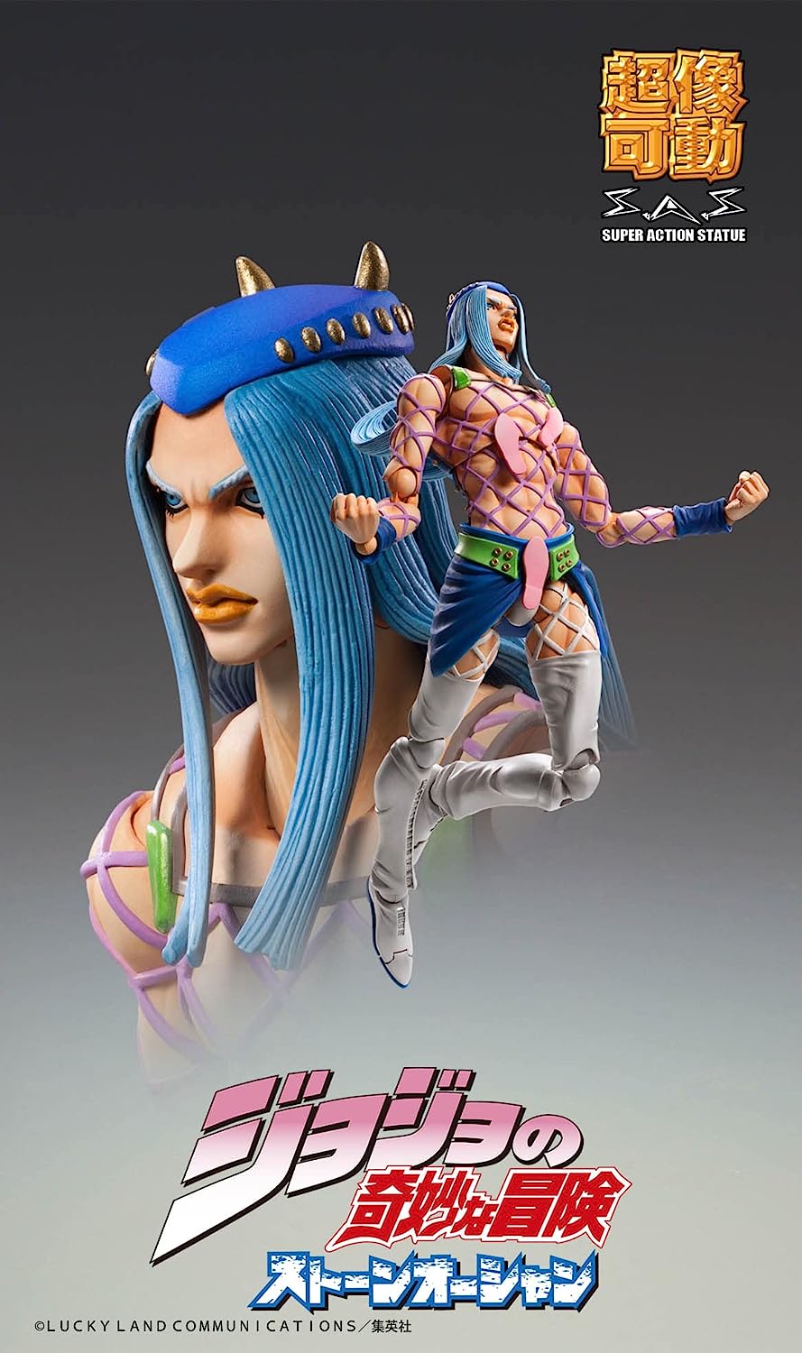 SUPER ACTION FIGURE JOJO'S BIZARRE ADVENTURE PART 6 STONE OCEAN - NARCISO ANDRE