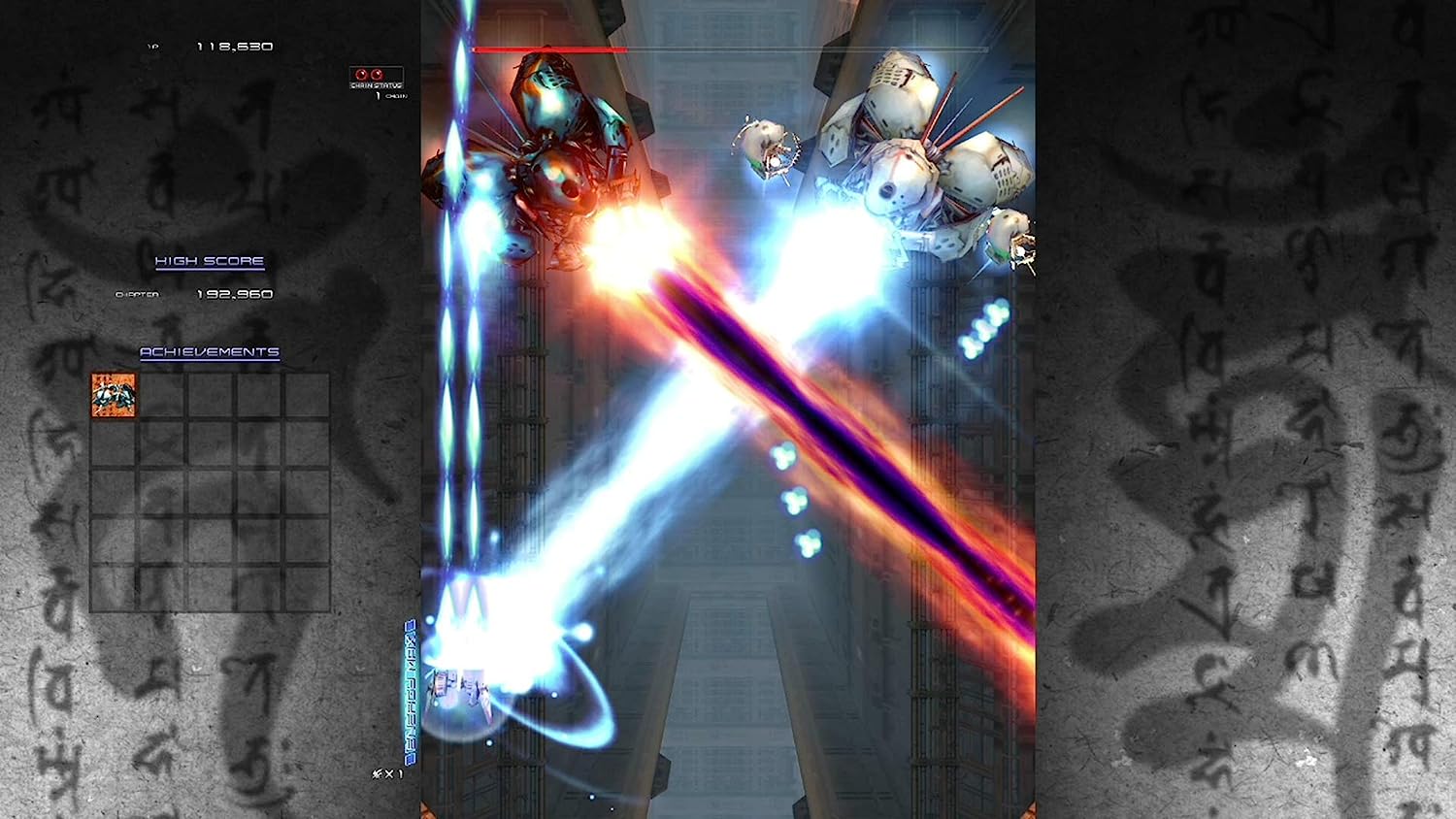 IKARUGA-PS4 LIMITED EDITION - REVERSIBLE COVER - SPECIAL BOX - FIGURE METAL EARTH "IKARUGA" - SPECIAL STICKER INCLUDED