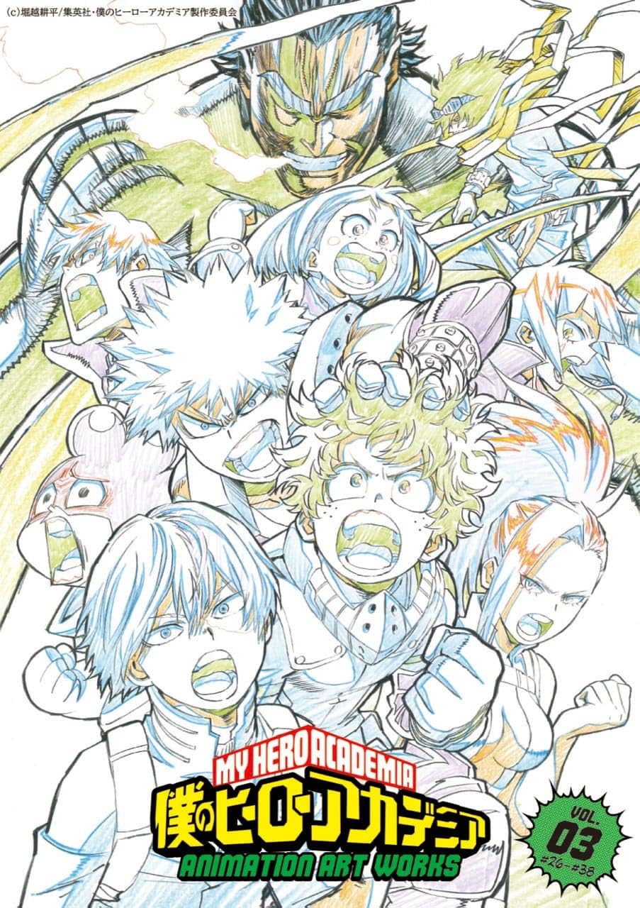 MY HERO ACADEMIA ANIMATION ART WORKS VOL.3 #26~#38 - TV 2ND SEASON ORIGINAL ART COLLECTION GENGA ILLUSTRATION COLLECTION