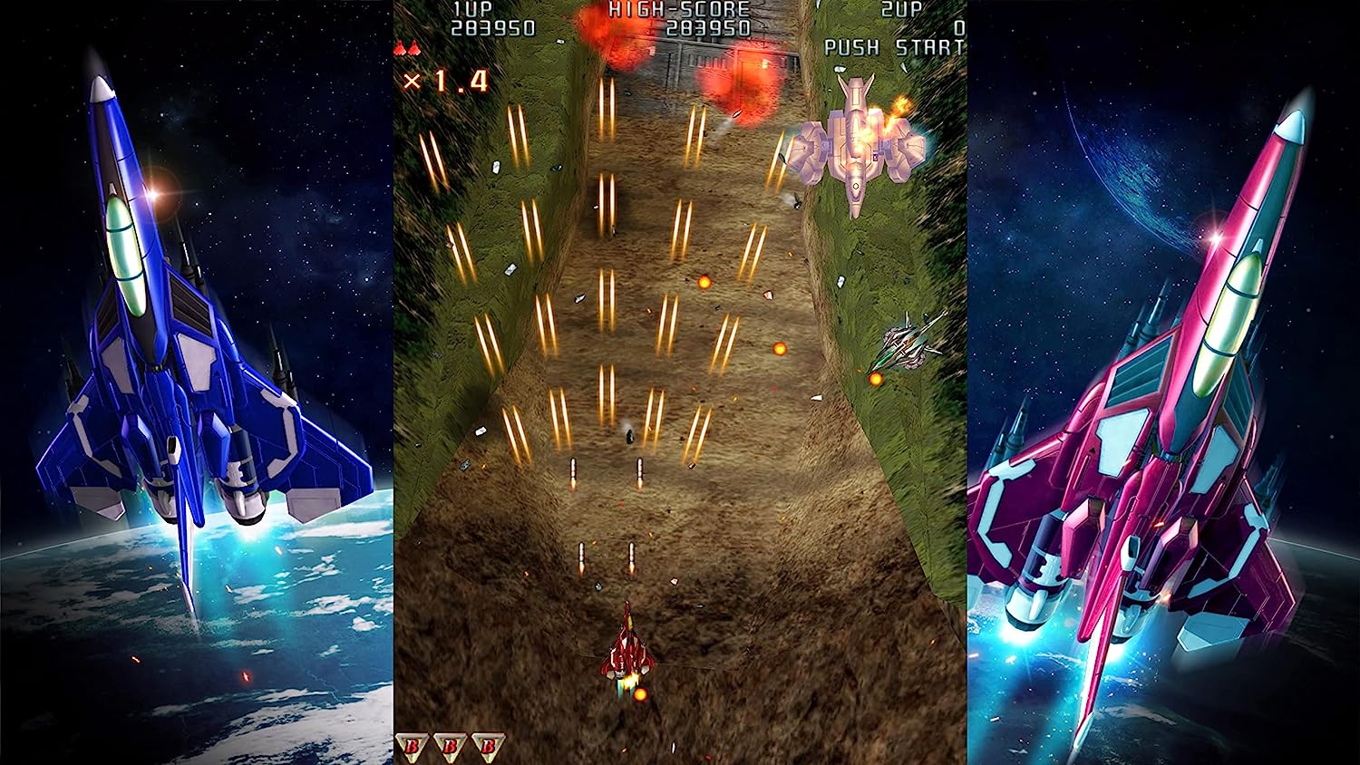 RAIDEN III X MIKADO MANIAX LIMITED EDITION PS4 - BONUS  DIORAMA PAPER CRAFT - 2-DISC SOUNDTRACK - ALTERNATIVE COVER