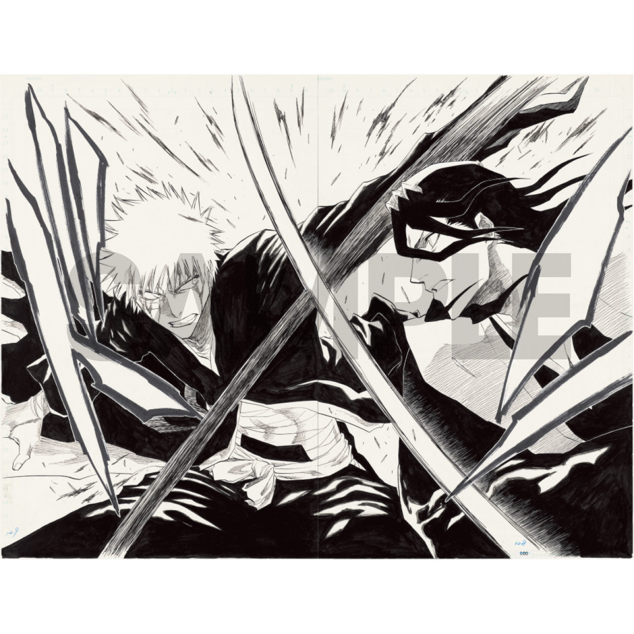 BLEACH EXHIBITION - BLEACH EX. Genga manuscript – 165. Dark Side of Universe 2