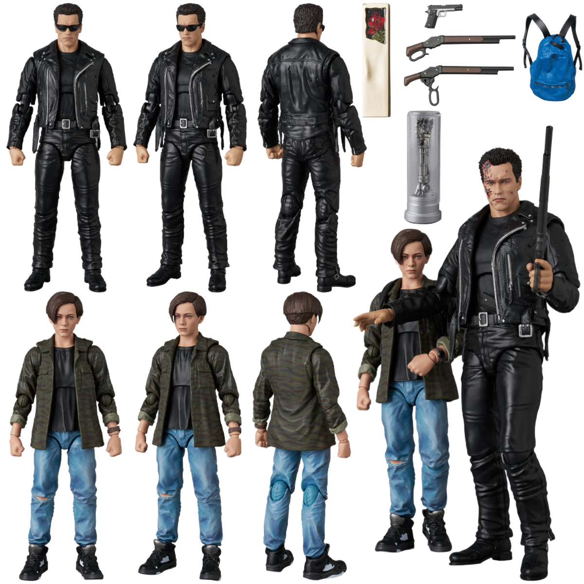 MAFEX No.280 - T-800 (T2 Ver.) & John Connor