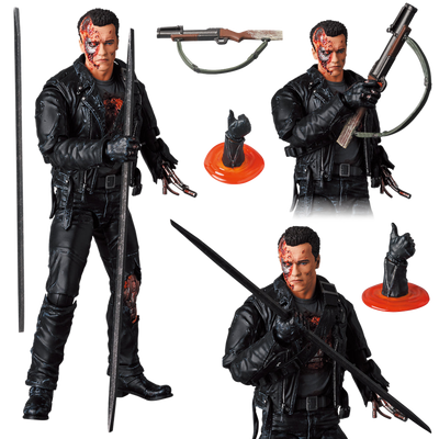 MAFEX No.191 - T-800 (T2:BATTLE DAMAGE Ver.)