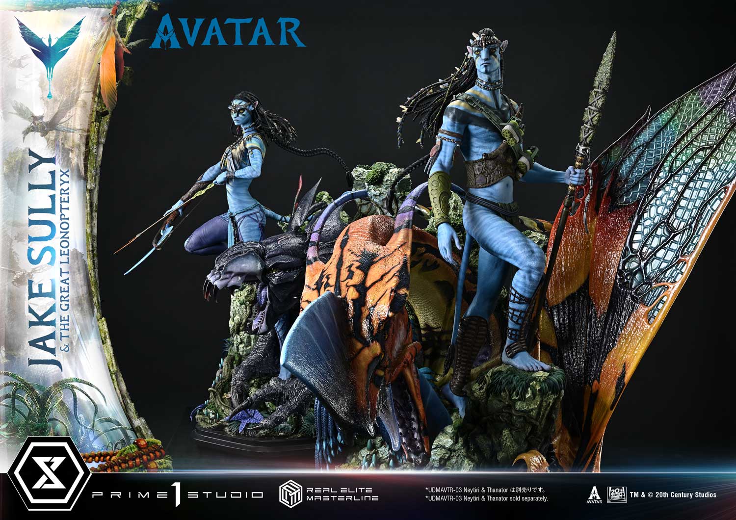 Avatar Real Elite Masterline - Jake Sully and the Leonopteryx
