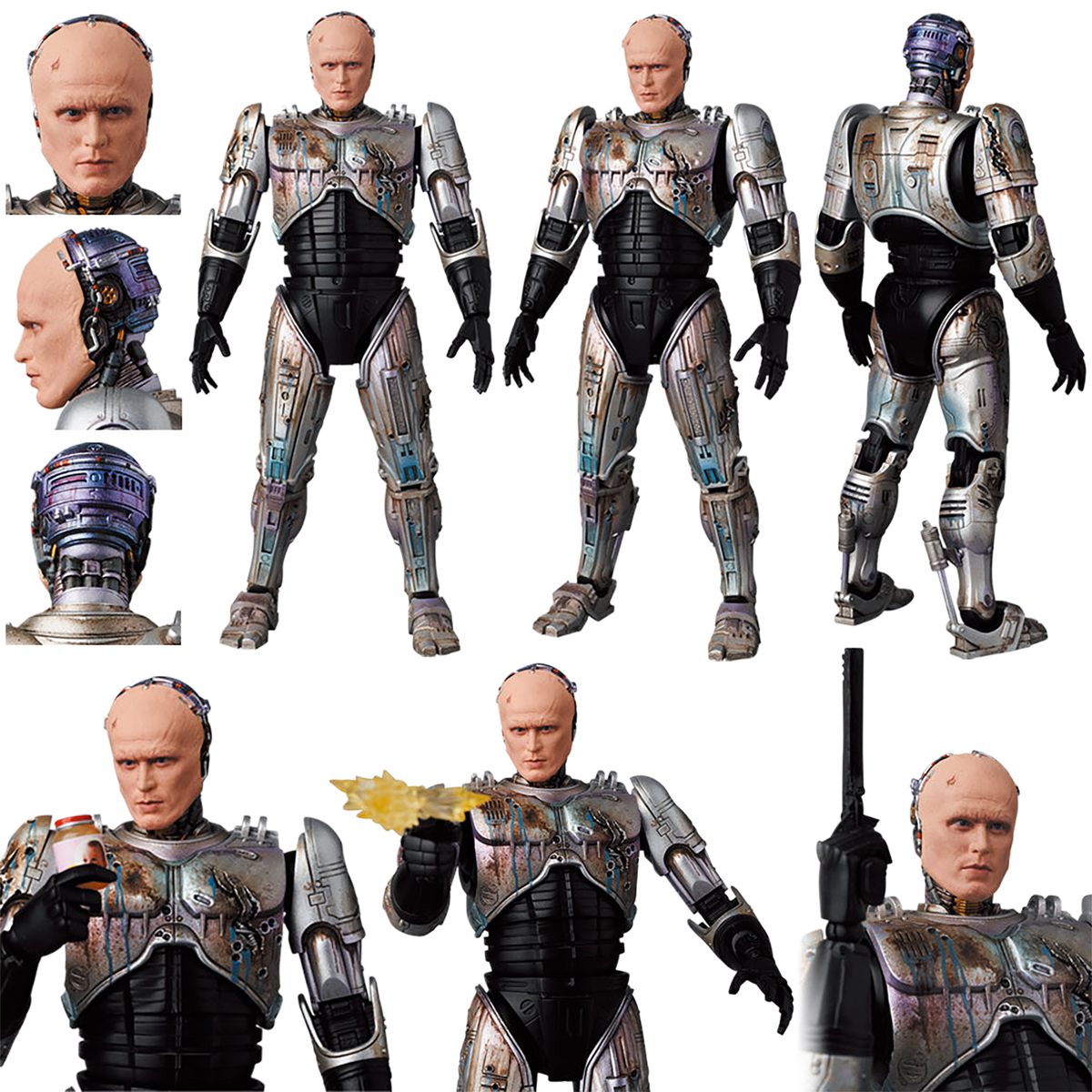 MAFEX No.192 - ROBOCOP MURPHY HEAD DAMAGE Ver.