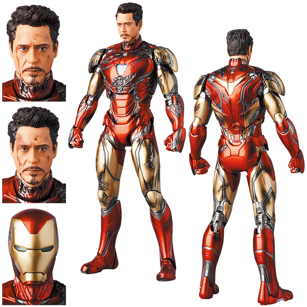 MAFEX No.195 - IRON MAN MARK85 (BATTLE DAMAGE Ver.)