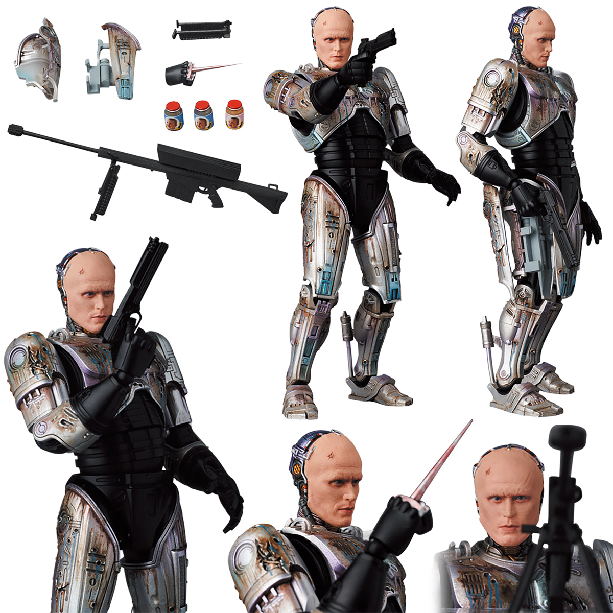 MAFEX No.192 - ROBOCOP MURPHY HEAD DAMAGE Ver.