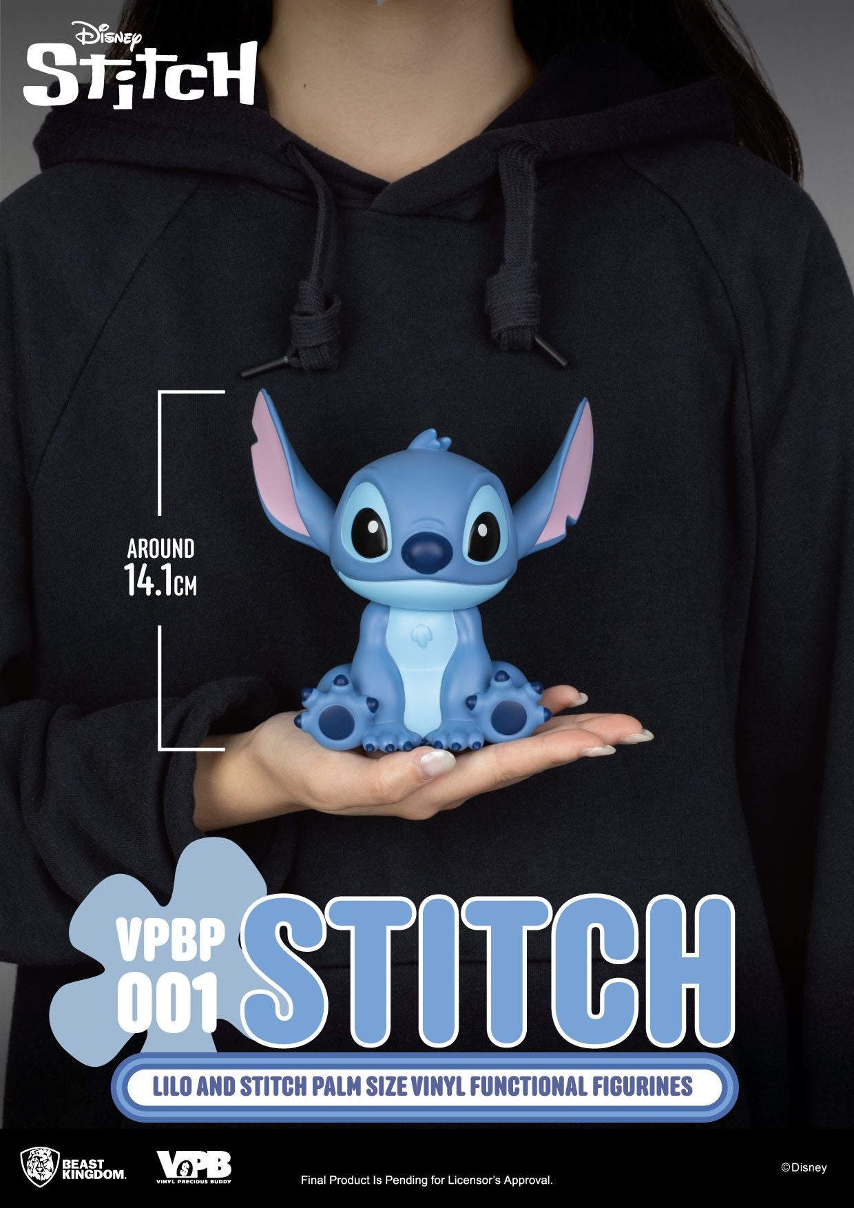 Lilo & Stitch Palm-Sized Figure - Stitch [Pre-Order Feb 2026]