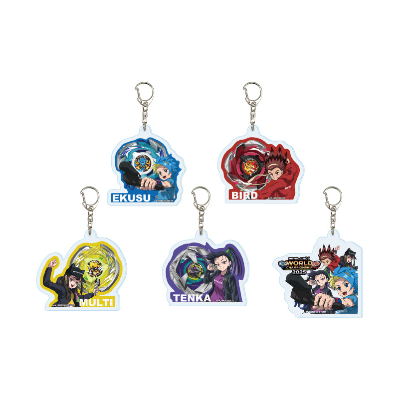 Beyblade X - Acrylic Key Chains Complete Set of 5 [Pre-Order Jan