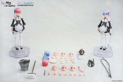 Re:Zero Starting Life in Another World Arctech Action Series - Ram & Rem Set
