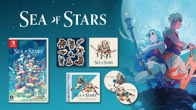 Sea of Stars Collector Edition Switch - Original Soundtrack 2 Cds - 2 Types of Sticker Sheets