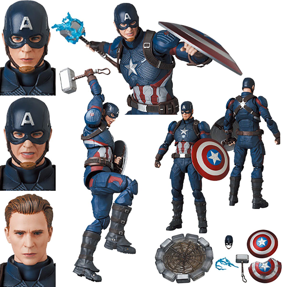 MAFEX No.130 - CAPTAIN AMERICA (ENDGAME Ver.)