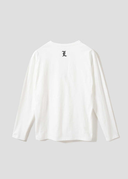 Death Note Graniph - L Long sleeve T-shirt
