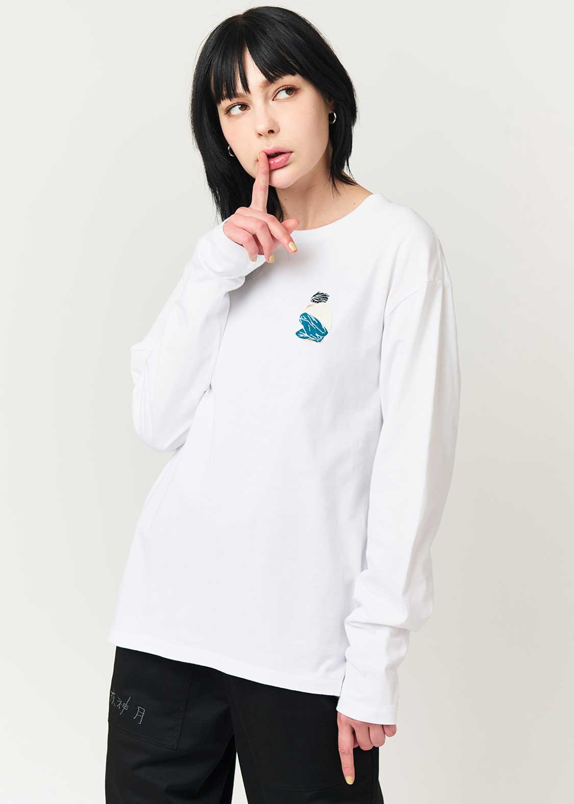 Death Note Graniph - L Long sleeve T-shirt – JumpIchiban