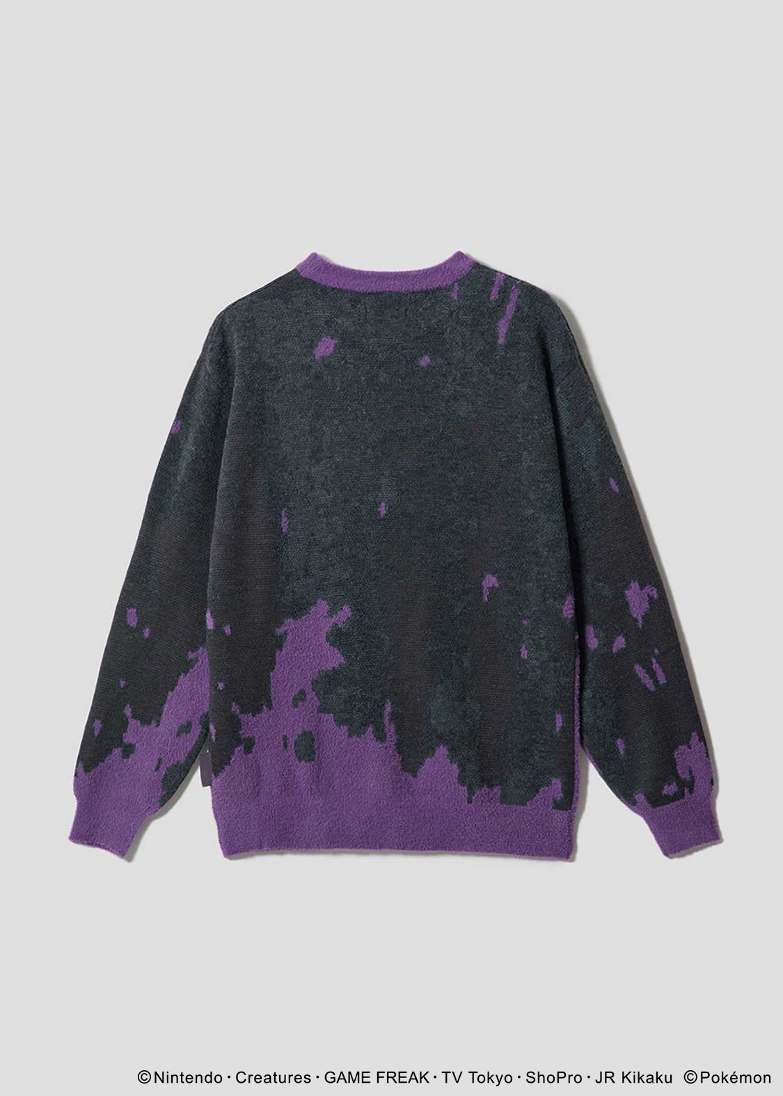 Pokemon x Graniph Fashion Collection - Unisex Gengar Washable Jacquard Knit [Release Oct 7, 2025]
