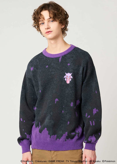 Pokemon x Graniph Fashion Collection - Unisex Gengar Washable Jacquard Knit [Release Oct 7, 2025]