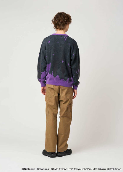 Pokemon x Graniph Fashion Collection - Unisex Gengar Washable Jacquard Knit [Release Oct 7, 2025]