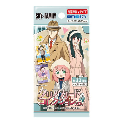 SPY x FAMILY Clear Card Collection Gum Vol.4 - sealed Japanese pack
