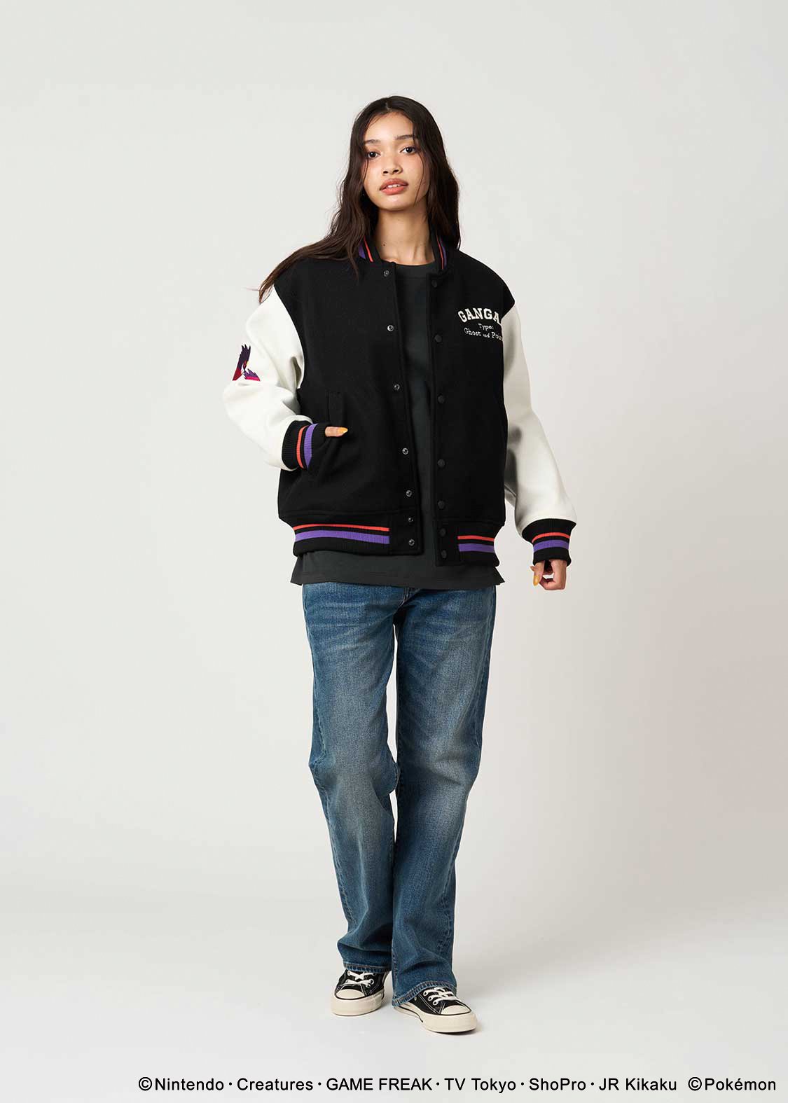 Pokemon x Graniph Fashion Collection - Pikachu & Gengar Stadium Jumper [Release Oct 7, 2025]