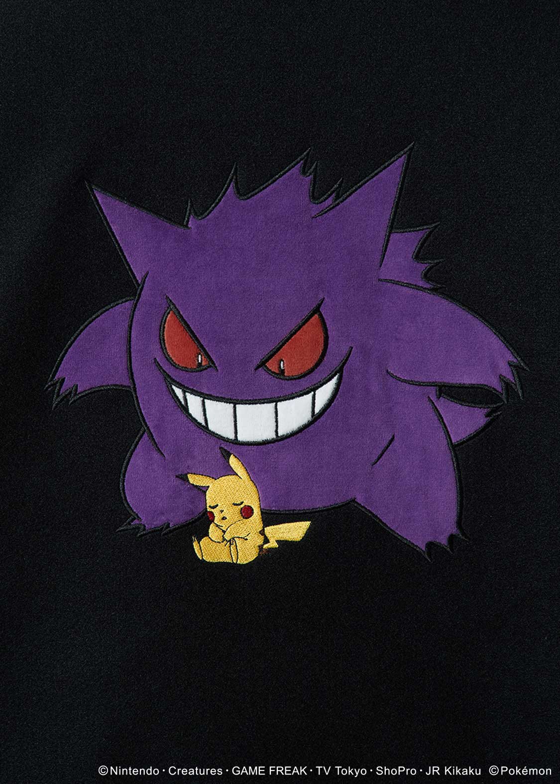 Pokemon x Graniph Fashion Collection - Pikachu & Gengar Stadium Jumper [Release Oct 7, 2025]