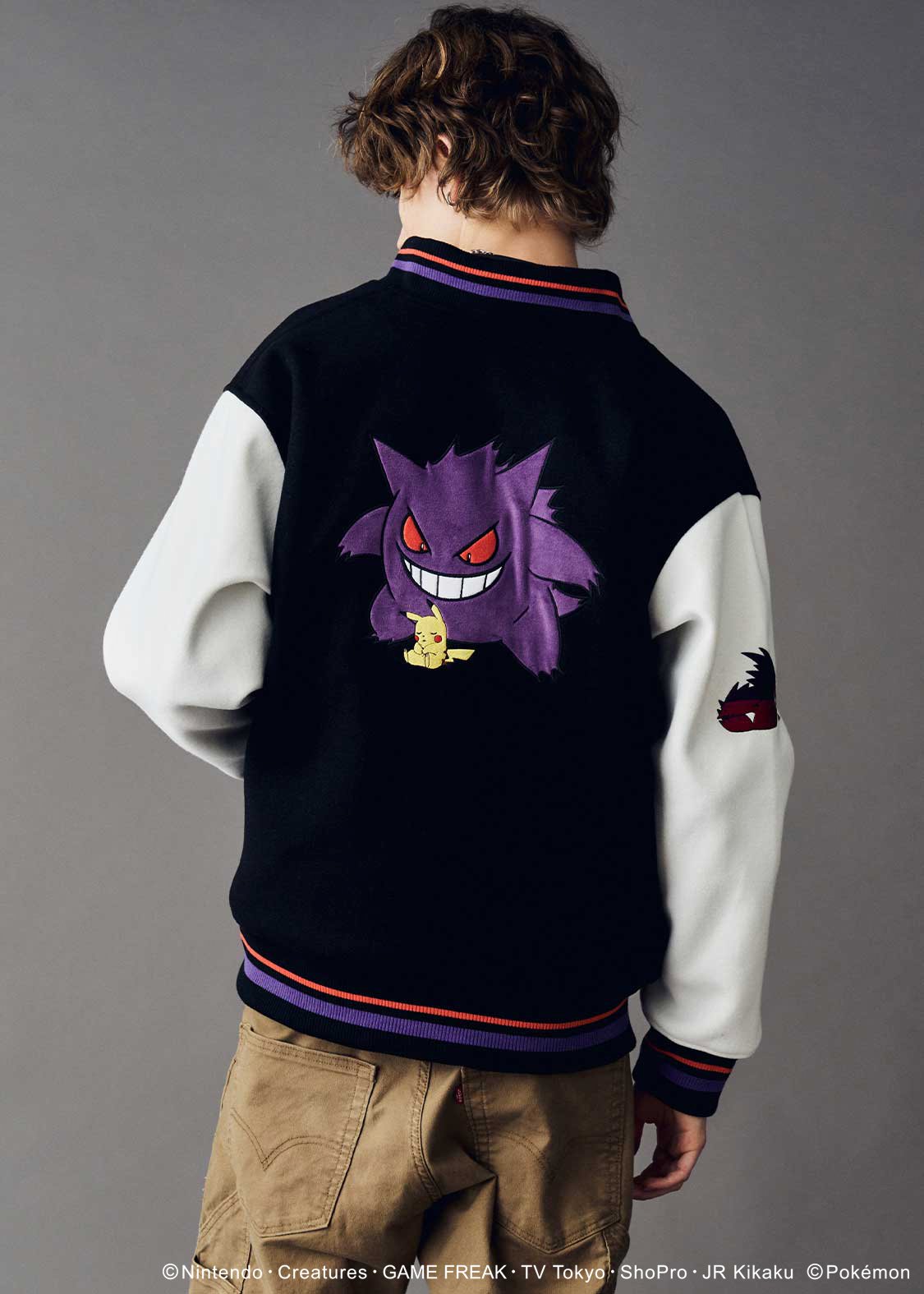 Pokemon x Graniph Fashion Collection - Pikachu & Gengar Stadium Jumper [Release Oct 7, 2025]