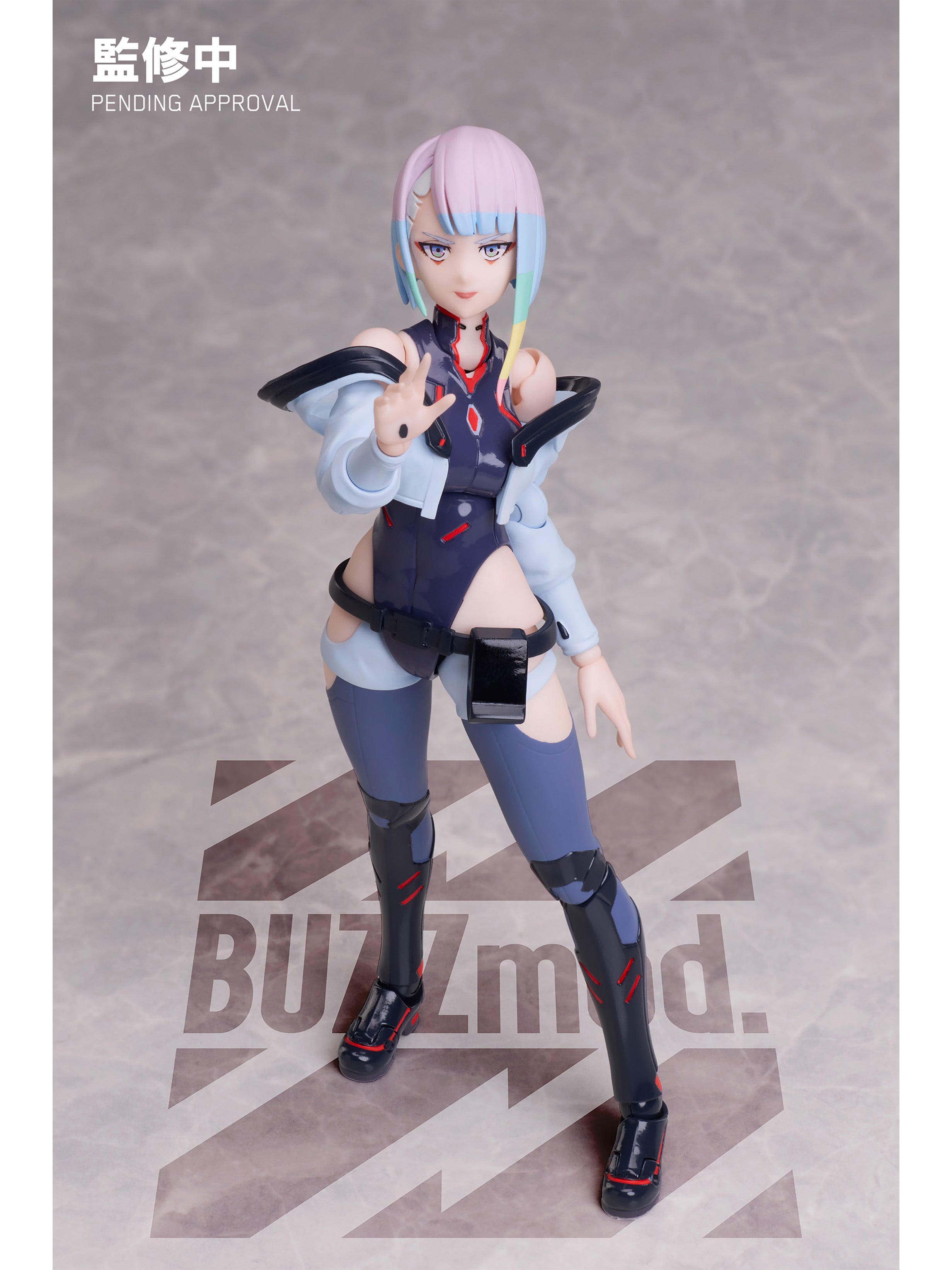Cyberpunk Edgerunners Aniplex BuzzMod Figure - Lucyna Kushinada (Lucy) Display Stand Included Edition
