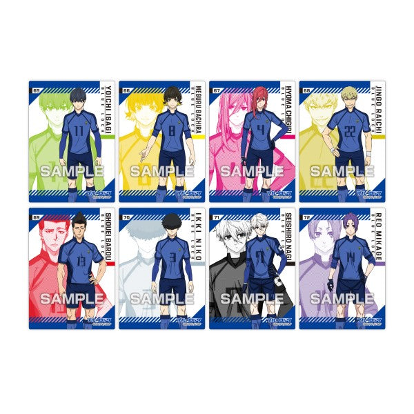 Blue Lock Clear Card Collection Gum Vol.3 - sample card designs 65 to 72