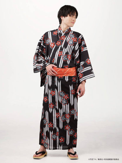 Jujutsu Kaisen Hidden Inventory / Prematured Death Furifu Men's Yukata + Heko Obi Set - Yuji Itadori