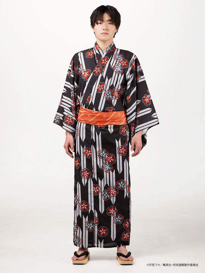 Jujutsu Kaisen Hidden Inventory / Prematured Death Furifu Men's Yukata + Heko Obi Set - Yuji Itadori