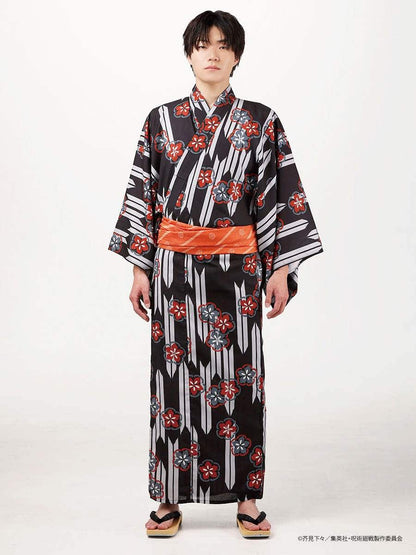 Jujutsu Kaisen Hidden Inventory / Prematured Death Furifu Men's Yukata + Heko Obi Set - Yuji Itadori