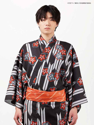 Jujutsu Kaisen Hidden Inventory / Prematured Death Furifu Men's Yukata + Heko Obi Set - Yuji Itadori