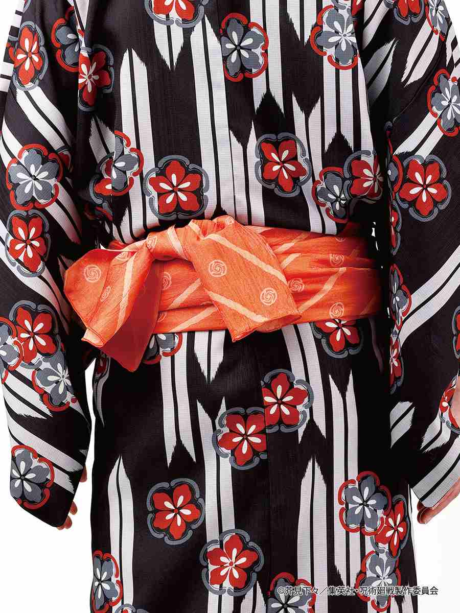 Jujutsu Kaisen Hidden Inventory / Prematured Death Furifu Men's Yukata + Heko Obi Set - Yuji Itadori